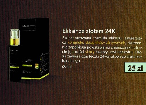 Zdjęcie oferty: eliksir ze złotem 24 k