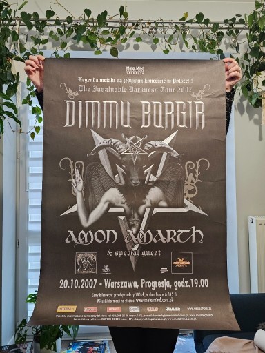 Zdjęcie oferty: Dimmu Borgir - Plakat/poster koncertowy - Format B1 (ok. 70 x 100 cm)