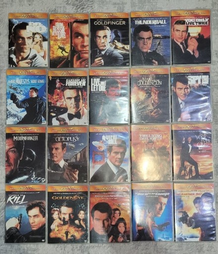 Zdjęcie oferty: Kolekcja 007 Bond 20 płyt DVD
