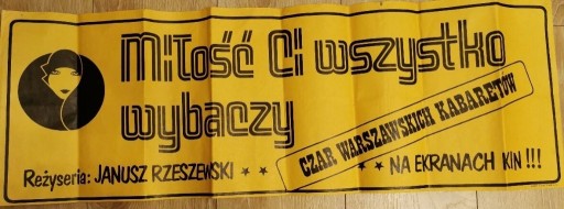 Zdjęcie oferty: Miłość Ci wszystko wybaczy Plakat PRL! 