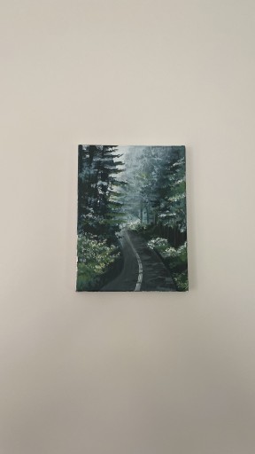 Zdjęcie oferty: Obraz akrylowy las na płótnie 