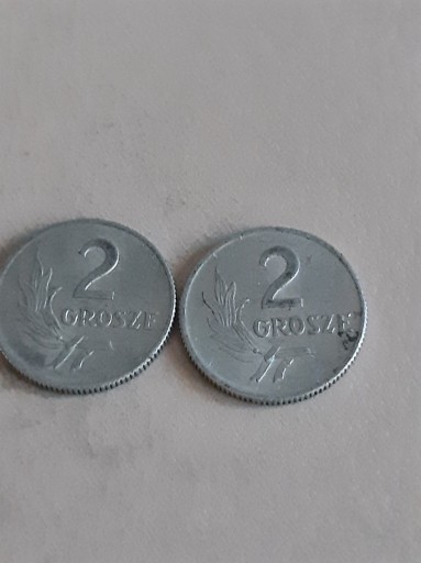 Zdjęcie oferty: 2 grosze 1949 rok 2 szt. 0/17