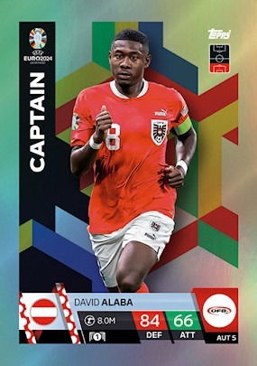 Zdjęcie oferty: Topps EURO 2024 AUT 5 David Alaba