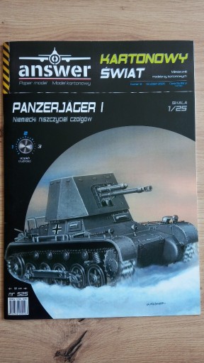 Zdjęcie oferty: Answer 525 Panzerjager I Niszczyciel Czołgów -1/25