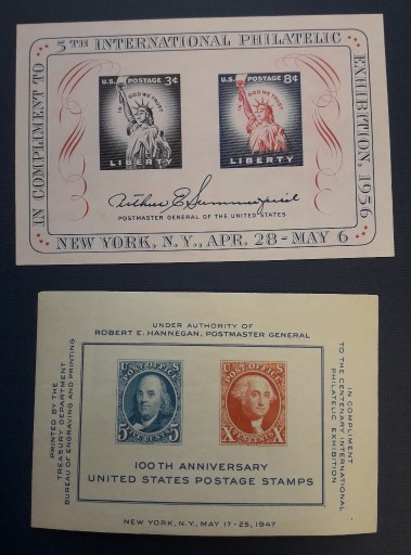 Zdjęcie oferty: Znaczki USA bloki 1956 1947 czyste