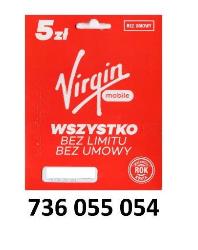 Zdjęcie oferty: 736 055 054 VIRGIN ŁATWY ZŁOTY NUMER STARTER FV 