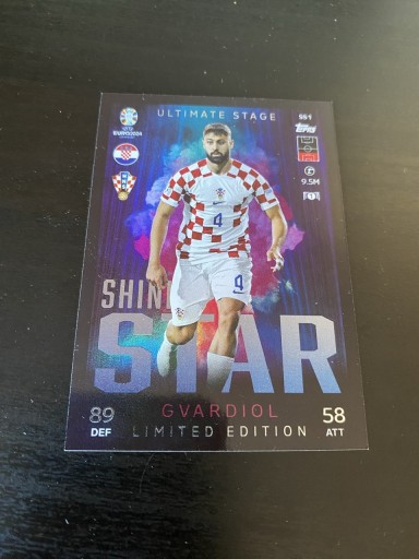 Zdjęcie oferty: Topps EURO 2024 Shining Star SS1 Gvardiol