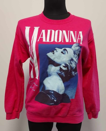 Zdjęcie oferty: różowa bluza vintage z nadrukiem Madonna True Blue