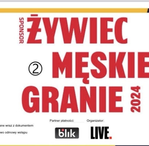 Zdjęcie oferty: Męskie Granie Szczecin 12.07.2024