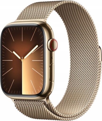 Zdjęcie oferty: Apple Watch Series 9 GPS + Cellular 45mm złoty