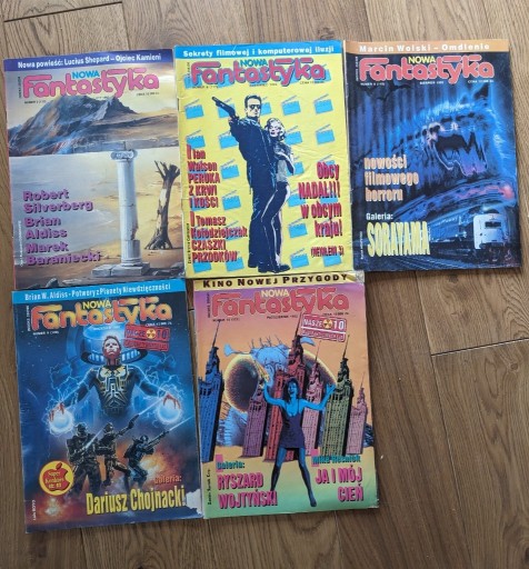 Zdjęcie oferty: Nowa Fantastyka 1992 numery 2, 6, 9, 10