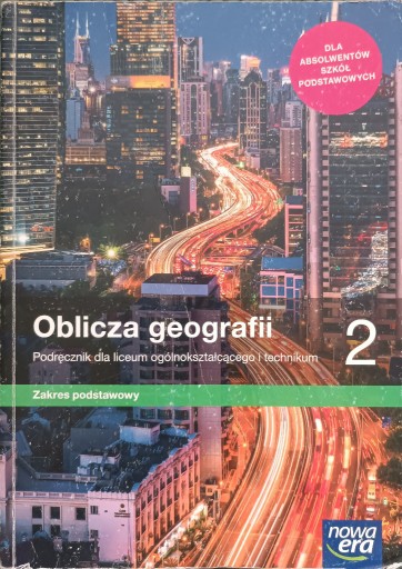 Zdjęcie oferty: Oblicza geografii klasa 2 podstawa liceum i technikum podręcznik