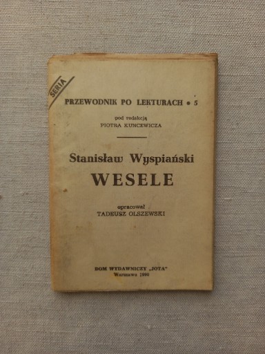 Zdjęcie oferty: Książka WESELE S. Wyspiański