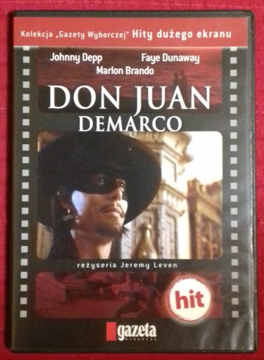 Zdjęcie oferty: Don Juan Demarco Film na DVD