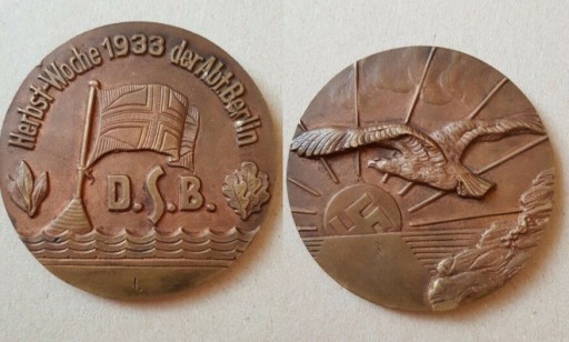 Zdjęcie oferty: NIEMCY MEDAL TRZECIA RZESZA TYDZIEN JESIENNY 1933