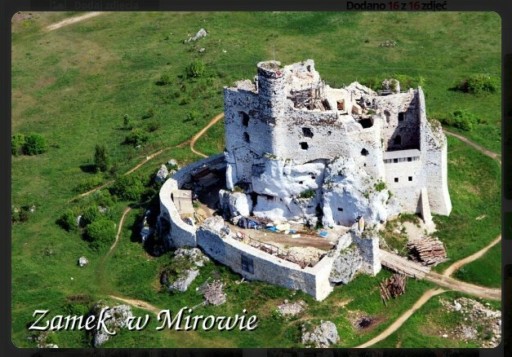 Zdjęcie oferty: Mirów zamek magnes na lodówkę 9 x 6 cm