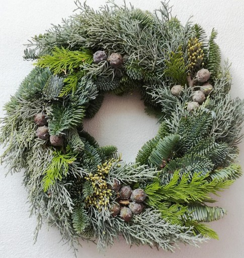 Zdjęcie oferty: wianek świąteczny stroik pachnący żywy fi 45