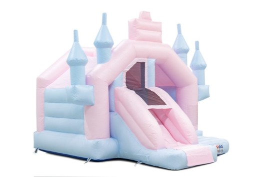 Zdjęcie oferty: Slide Combo dmuchany zamek Pastel Różowy - Niebies