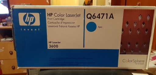 Zdjęcie oferty: Toner HP 3600 Cyan Q6471A