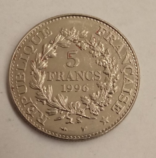 Zdjęcie oferty: Francja 5 frank 1996 rok