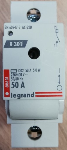 Zdjęcie oferty: Rozłącznik bezpiecznikowy R301 50A 809909 Legrand