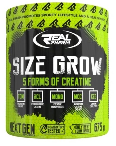 Zdjęcie oferty: REAL PHARM SIZE GROW 375G MANGO MARAKUJA