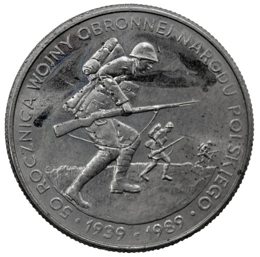 Zdjęcie oferty: 500 zł Rocznica Wojny Obronnej Narodu Moneta 1989 