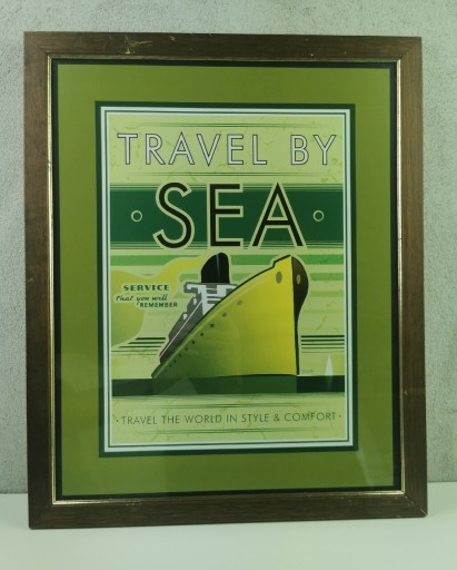 Zdjęcie oferty: obraz, obrazek, grafika na ścianę statek vintage