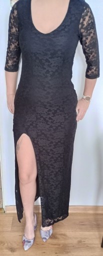 Zdjęcie oferty: Suknia damska  36 S czarna koronka Laura Scott 