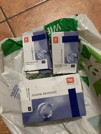 Zdjęcie oferty: Zestaw panewek korbowodu i wału korbowego