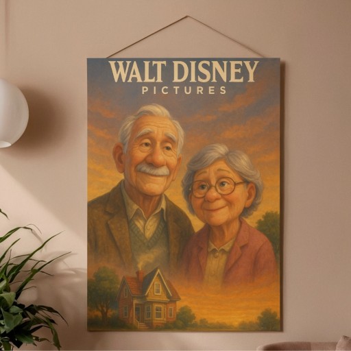 Zdjęcie oferty: Plakat filmowy na podstawie Twojego zdjęcia, prezent na urodziny ślub