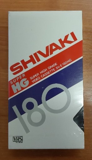 Zdjęcie oferty: Kaseta VHS SHIVAKI SV-E180 HG, 180 min. Nowa