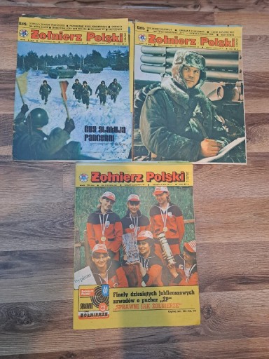 Zdjęcie oferty: Żołnierz Polski 3 numery 1987 rok