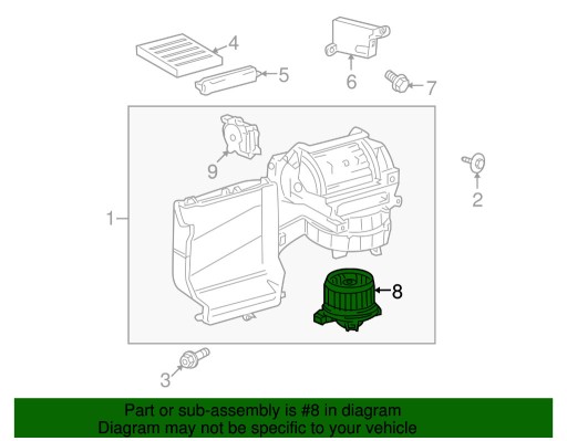 Zdjęcie oferty: Dmuchawa nagrzewnicy Sienna Sequoia 87103-0c051