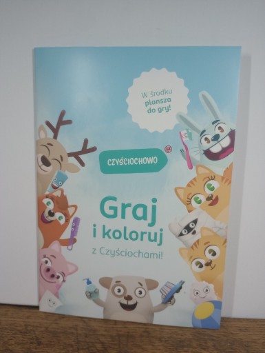 Zdjęcie oferty: Graj i koloruj z Czyśćiochami. Kolorowanka + plansza do gry.