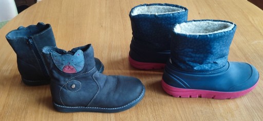 Zdjęcie oferty: Buty zimowe dla dziewczynki-2 pary,rozmiar 30