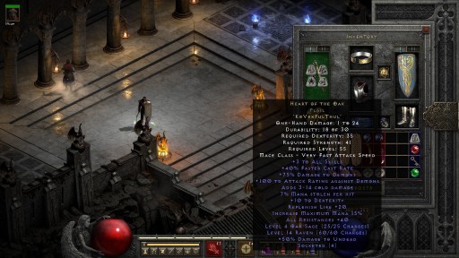 Zdjęcie oferty: Hoto Serce Dębu Perf 40% res Diablo D2R Ladder PC