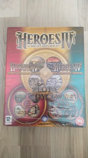 Zdjęcie oferty: Nowa w folii! HEROES IV Złota edycja BIG BOX PL