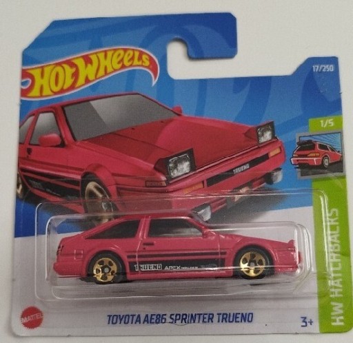 Zdjęcie oferty: Hot wheels toyota AE86 Sprinter Trueno nowy 