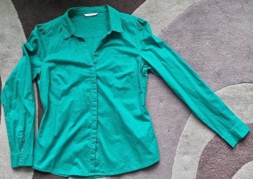 Zdjęcie oferty: Zielona bluzka damska Camaïeu 100% bawełna M/38