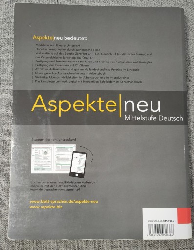 Zdjęcie oferty: Aspekte neu C1: Ćwiczenia (Arbeitsbuch) + płyta CD + dostęp online