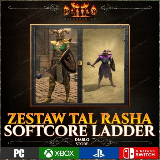 Zdjęcie oferty: Diablo 2 Resurrected LADDER Zestaw Tal Rasha Sorc