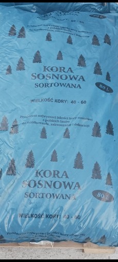 Zdjęcie oferty: Kora sosnowa średnia 80 l