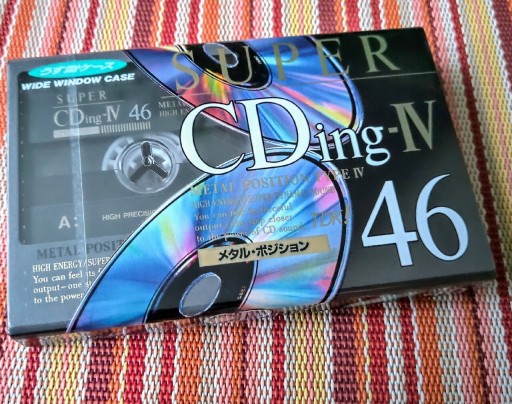 Zdjęcie oferty: TDK Super CDING IV 46 min.  Japońskie wydanie.