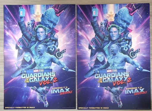 Zdjęcie oferty: Plakat IMAX Guardians of the Galaxy vol.2