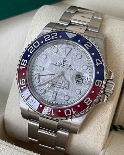 Zdjęcie oferty: Rolex GMT-Master II meteoryt białe złoto