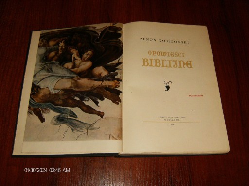 Zdjęcie oferty: Opowieści biblijne Zenon Kosidowski wydanie 1966