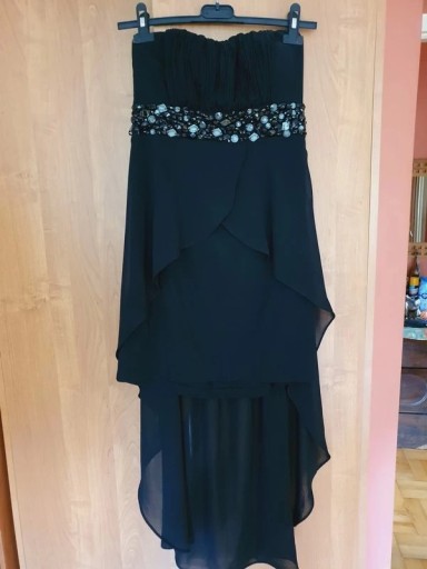 Zdjęcie oferty: Czarna asymetryczna sukienka impreza sylwester