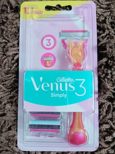 Zdjęcie oferty: Gillette Venus 3 simply uchwyt + 8 ostrzy 100% 