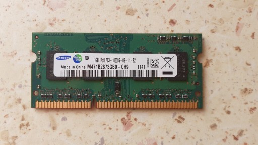 Zdjęcie oferty: Pamięć RAM Samsung DDR3 1 GB 1333MHz CL9